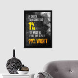 1 %  Intrepreneur Canvas Wall Art - Canvas Prints, Painting Canvas, Canvas Art, Prints for Sale