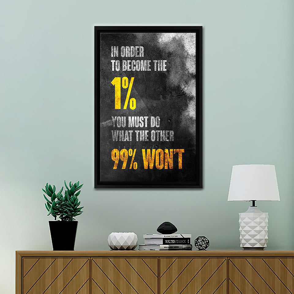 1 %  Intrepreneur Canvas Wall Art - Canvas Prints, Painting Canvas, Canvas Art, Prints for Sale