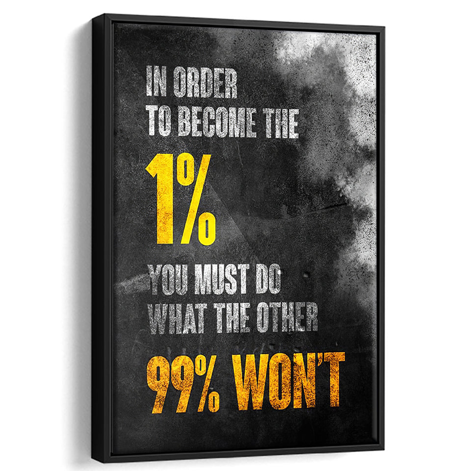1 %  Intrepreneur Canvas Wall Art - Canvas Prints, Painting Canvas, Canvas Art, Prints for Sale