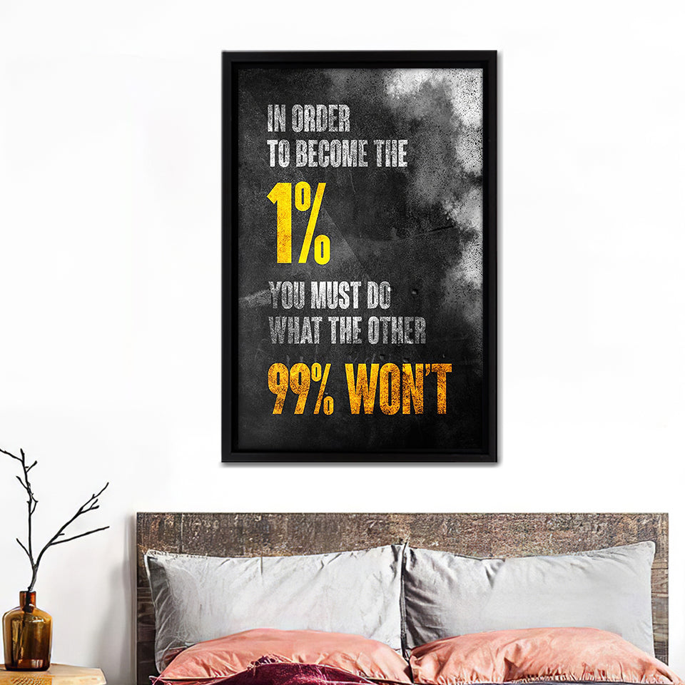 1 %  Intrepreneur Canvas Wall Art - Canvas Prints, Painting Canvas, Canvas Art, Prints for Sale