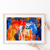 Abstract Watercolor Poster Prints Wall Art Decor, Unframe, Poster Art
