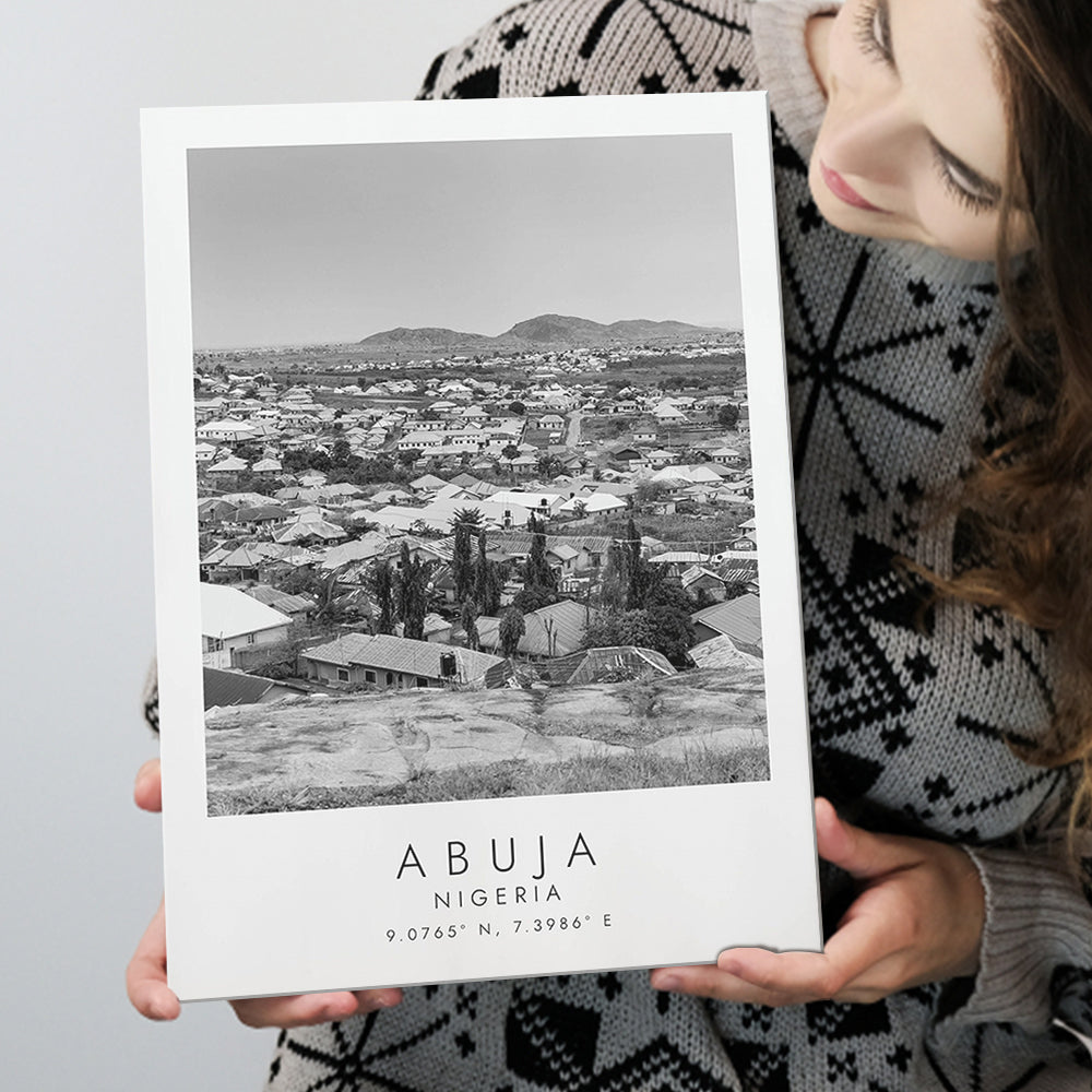Abuja Nigeria Black And White Art Canvas Prints Wall Art Home Decor