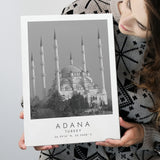 Adana Turkey Black And White Art Canvas Prints Wall Art Home Decor