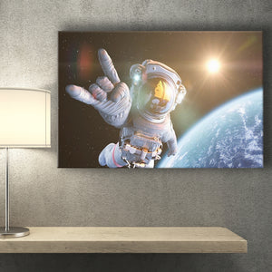 Astronaut In Space Canvas Prints Wall Art - Painting Canvas, Home Wall Decor, Painting Prints, For Sale