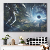 Astronaut On Space Canvas Prints Wall Art - Painting Canvas, Home Wall Decor, Painting Prints, For Sale