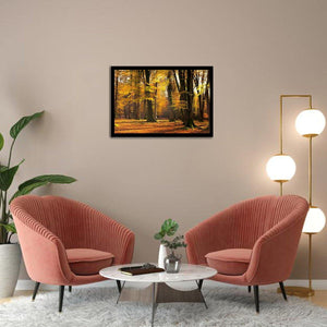 Autumn Scented Woods-Forest art, Art print, Plexiglass Cover