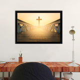 Beyond The Cross Framed Canvas Prints - Painting Canvas, Framed Art, Canvas Art, Prints for Sale, Wall Art, Wall Decor