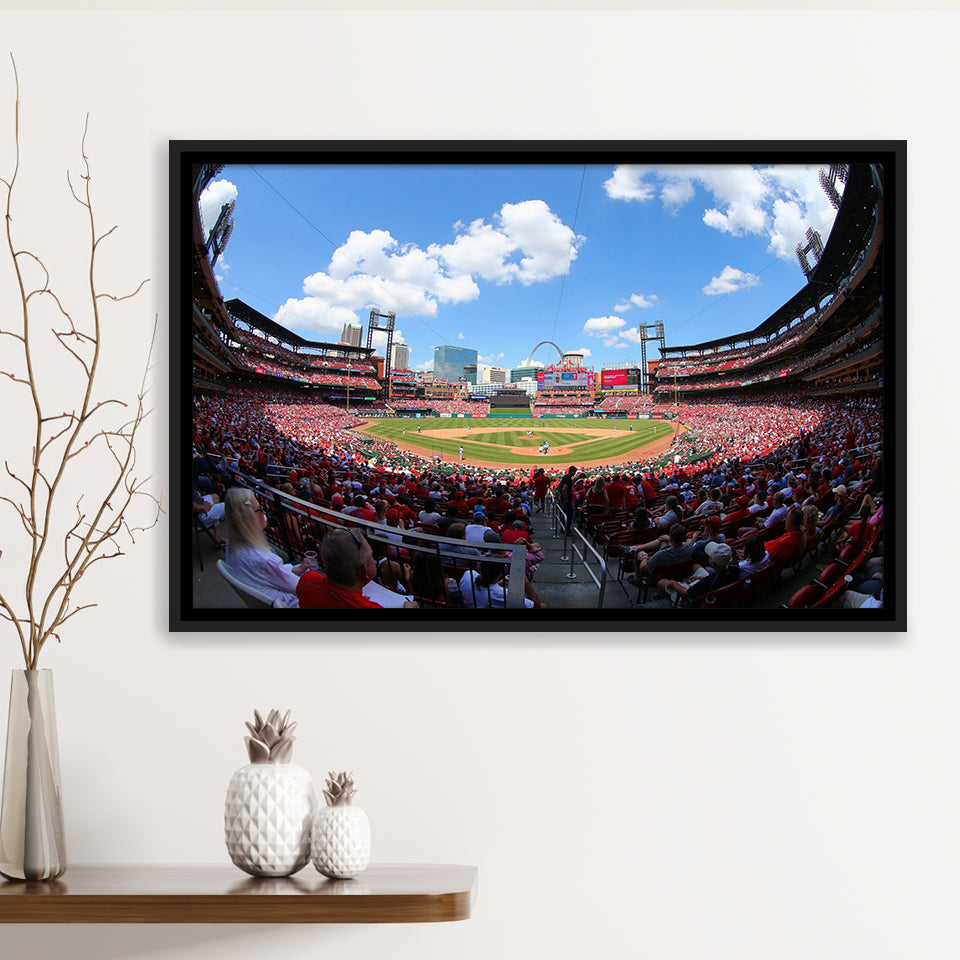 Busch Stadium in St Louis, Stadium Canvas, Sport Art, Gift for him, Fr ...