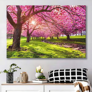Cherry Blossom Tree Canvas Prints Wall Art - Painting Canvas, Home Wall Decor, Painting Prints, For Sale
