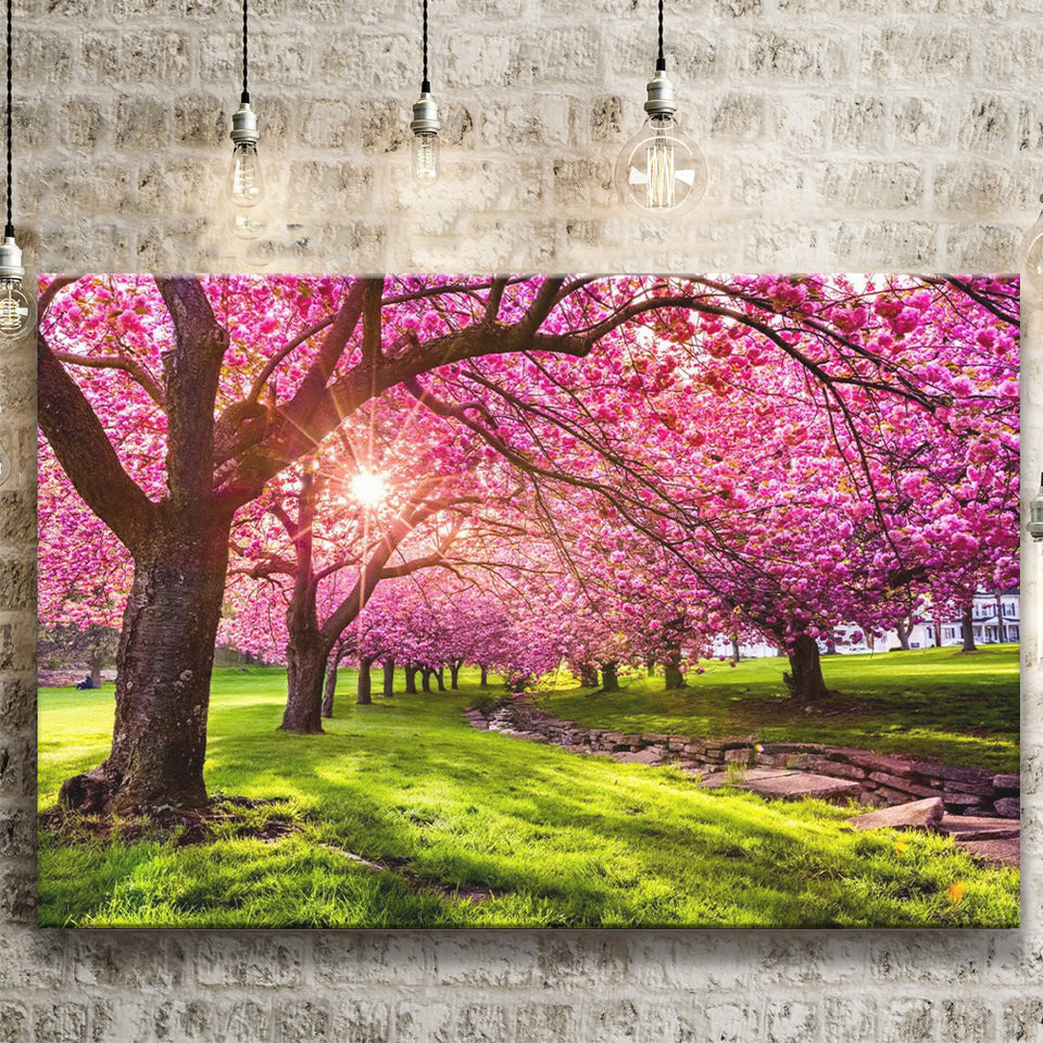 Cherry Blossom Tree Canvas Prints Wall Art - Painting Canvas, Home Wall Decor, Painting Prints, For Sale