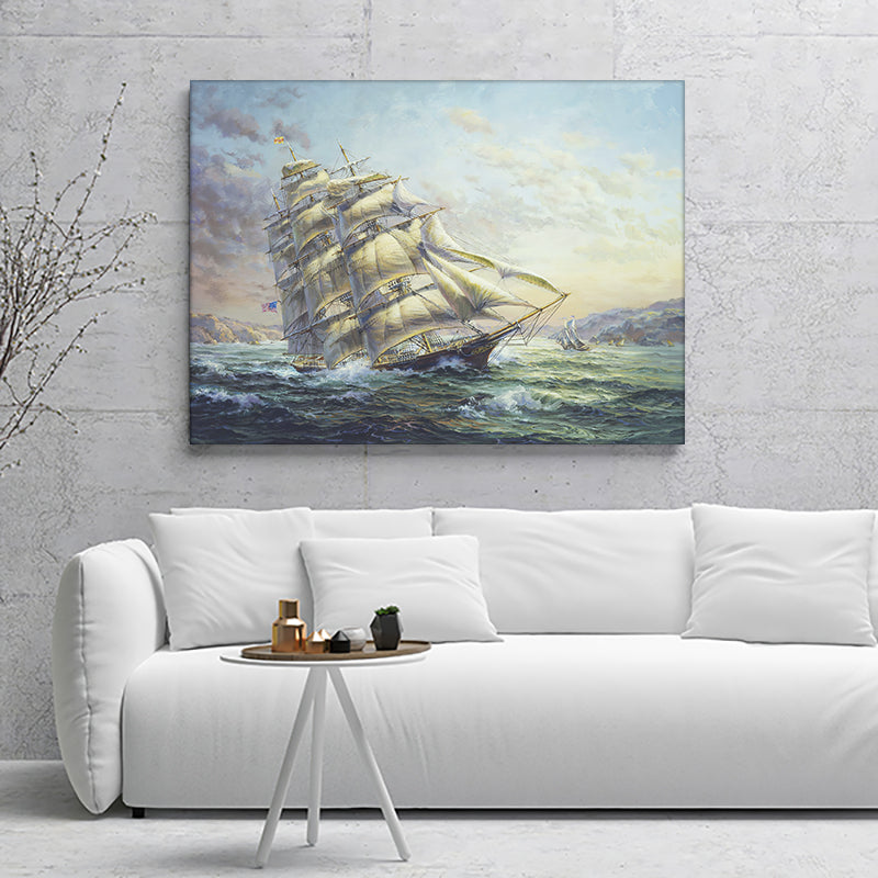 Clipper Ship Surprise Canvas Wall Art - Canvas Prints, Prints For Sale, Painting Canvas,Canvas On Sale