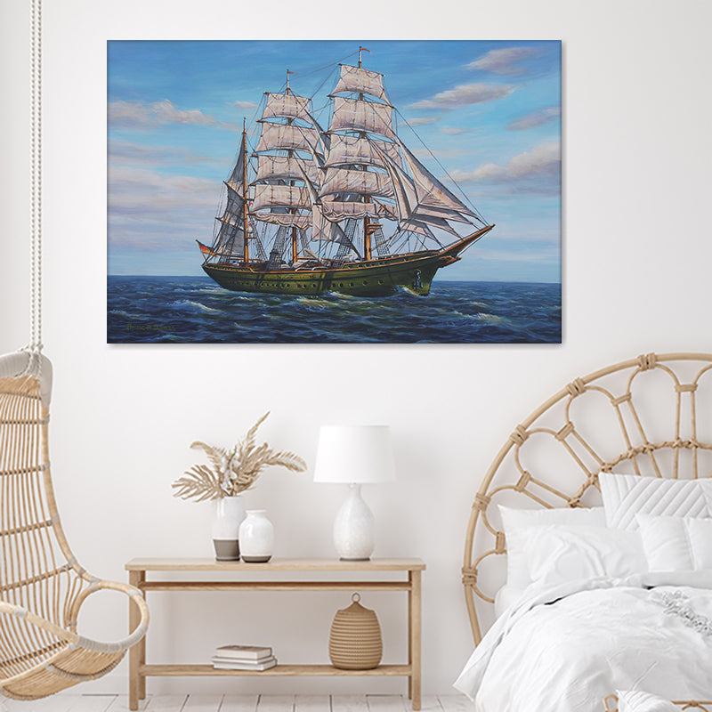 Clipper Ship Canvas Wall Art - Canvas Prints, Prints For Sale, Painting Canvas,Canvas On Sale