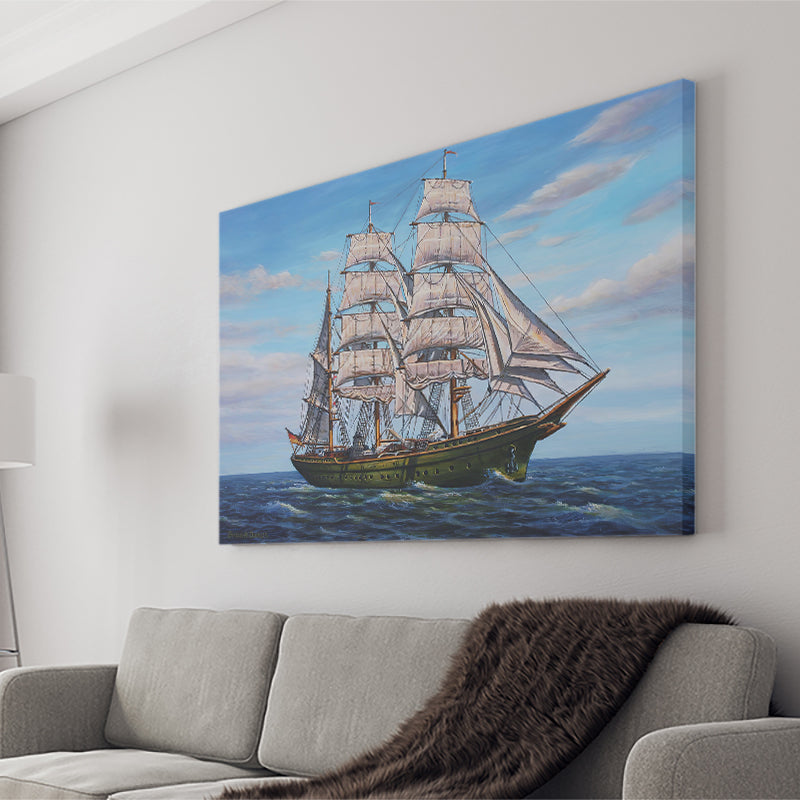 Clipper Ship Canvas Wall Art - Canvas Prints, Prints For Sale, Painting Canvas,Canvas On Sale
