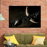 Closed Up Planet Saturn Framed Art Prints Wall Decor - Painting Art, Wall Decor, Framed Picture,Painting Prints, For Sale
