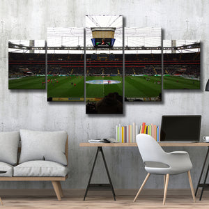 Commerzbank Arena in Germany, Stadium Canvas, Sport Art, Large Canvas, Multi Panels, Canvas Prints Wall Art Decor