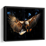 Eagle Flying Framed Canvas Prints - Painting Canvas, Art Prints,  Wall Art, Home Decor, Prints for Sale