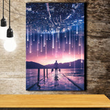 Fallen City In The Night Canvas Prints Wall Art - Painting Prints,Space Art, Home Wall Decor,Painting Canvas, For Sale