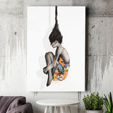 Falling Out Of Consciousness Graffiti Art, Canvas Prints Wall Art Home Decor, Ready to Hang