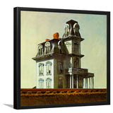 House By The Railway By Edward HopperArt Print,Canvas Art,Frame Art,Plexiglass Cover