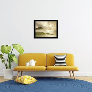 Kayaker And Marine Fog On The Alsek - Mountain Art, Print Art, Frame Art