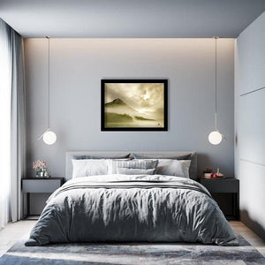 Kayaker And Marine Fog On The Alsek - Mountain Art, Print Art, Frame Art