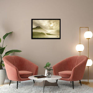 Kayaker And Marine Fog On The Alsek - Mountain Art, Print Art, Frame Art