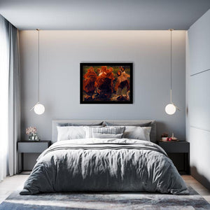 Laughter By Filipp Andreevich Malyavin-Art Print,Canvas Art,Frame Art,Plexiglass Cover