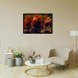 Laughter By Filipp Andreevich Malyavin-Art Print,Canvas Art,Frame Art,Plexiglass Cover