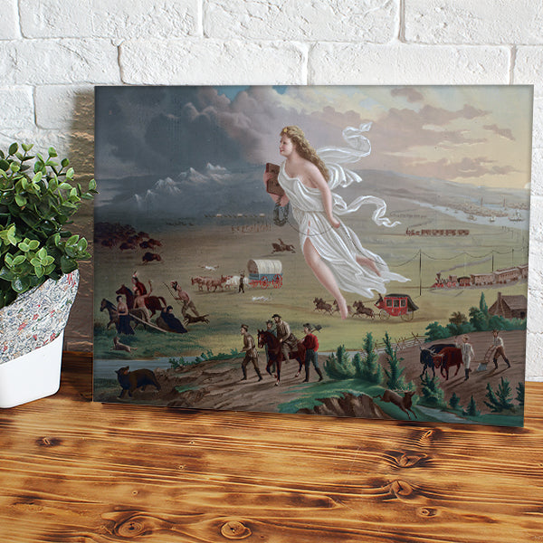 Manifest Destiny Painting 1872 Canvas Wall Art - Canvas Prints