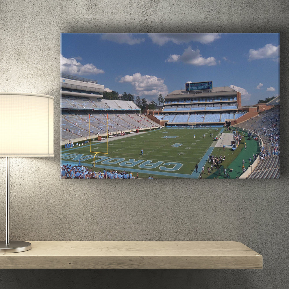 North Carolina Tar Heels Stadium Canvas Prints Kenan Memorial Stadium ...