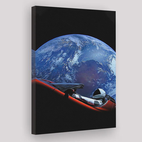 SpaceX Starman Canvas Prints Wall Art - Painting Canvas, Home Wall Decor, For Sale, Painting Prints
