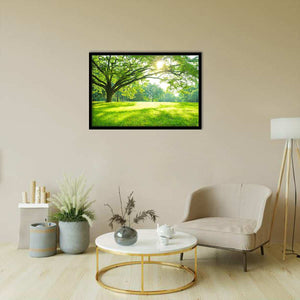 Summer Park-Forest art, Art print, Plexiglass Cover