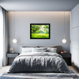 Summer Park-Forest art, Art print, Plexiglass Cover