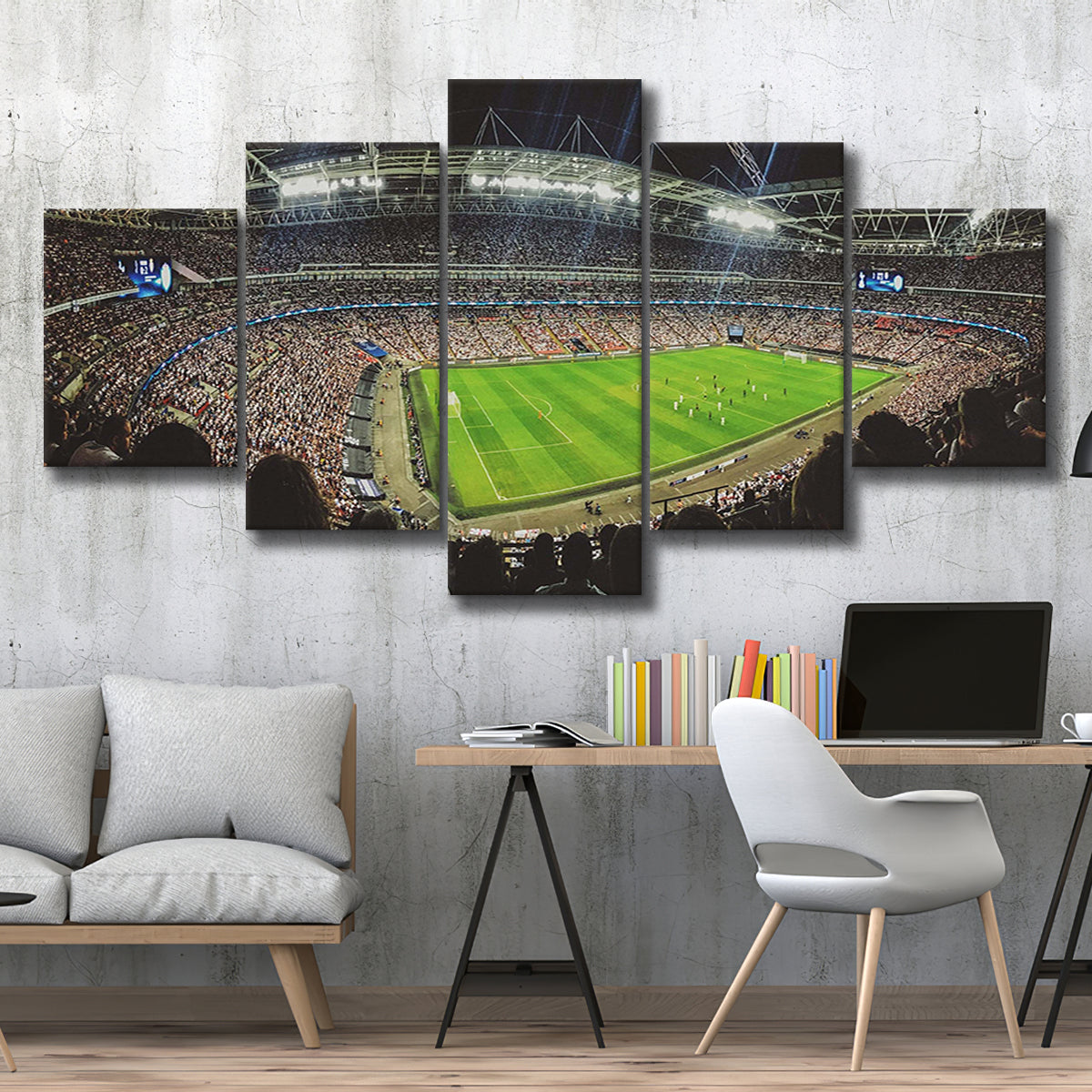 ArtsyCanvas AT&T Stadium Football Seating Map Poster - 12x12 Inch Matte Print Wall Art For Home, Office, Man Cave - View #10