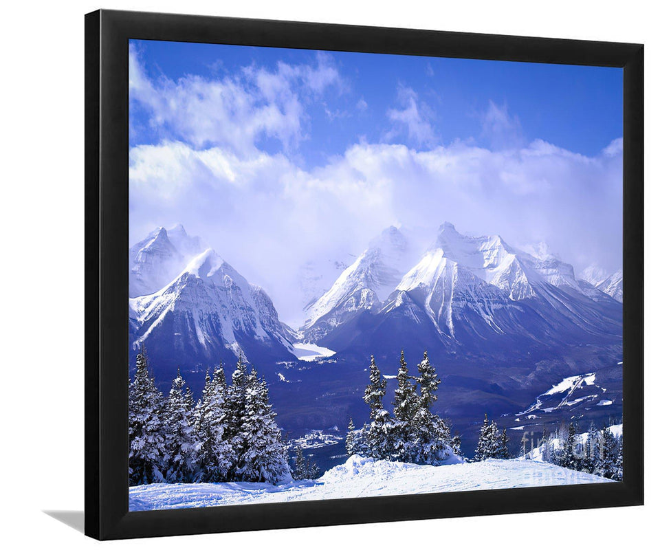 Winter mountains 1 - Mountain Art, Print Art, Frame Art