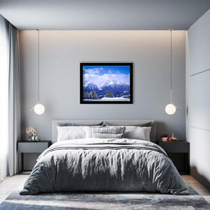 Winter mountains 1 - Mountain Art, Print Art, Frame Art