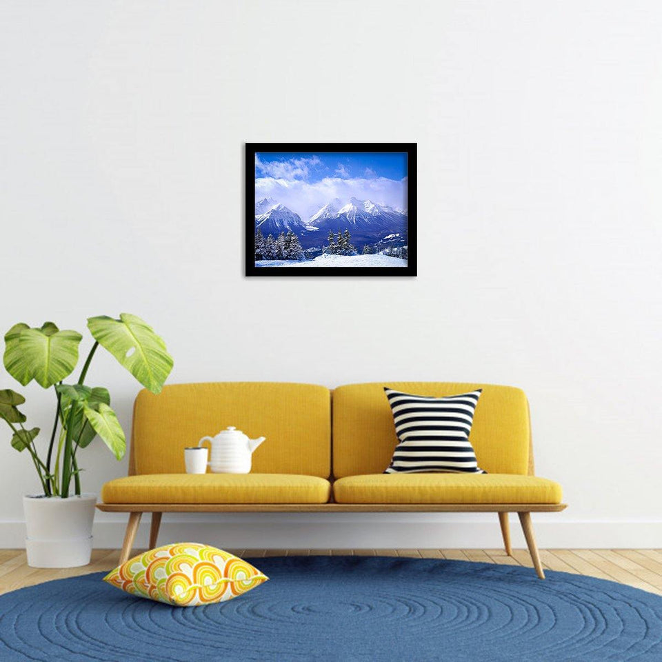 Winter mountains 1 - Mountain Art, Print Art, Frame Art