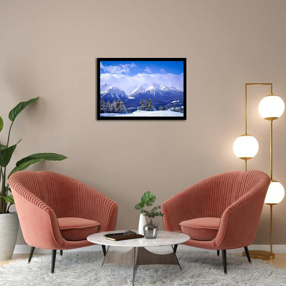Winter mountains 1 - Mountain Art, Print Art, Frame Art