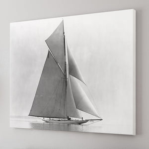 Yacht Reliance At Full Sail Canvas Wall Art - Canvas Prints, Prints For Sale, Painting Canvas,Canvas On Sale