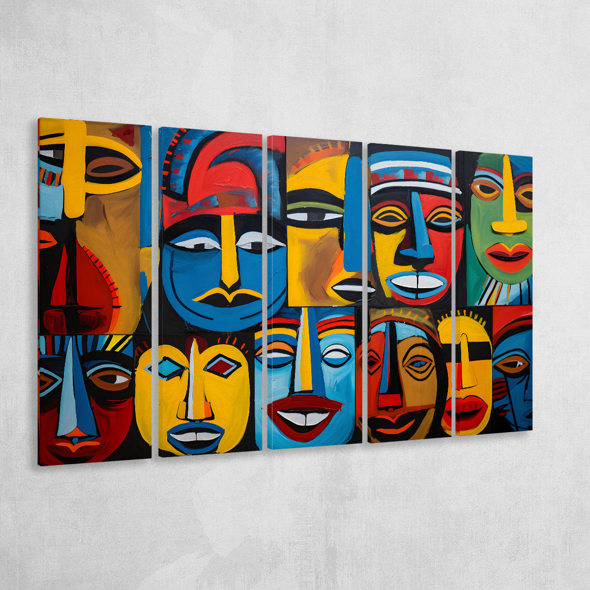 ミャンマーダンス （油彩、キャンバス、私作, F 15 canvas) diffirent_20mask_20native_20am