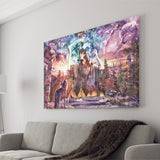 Native Americans Girl With Wolves Canvas Prints Wall Art - Painting Canvas,Wall Decor, Painting Prints,For Sale