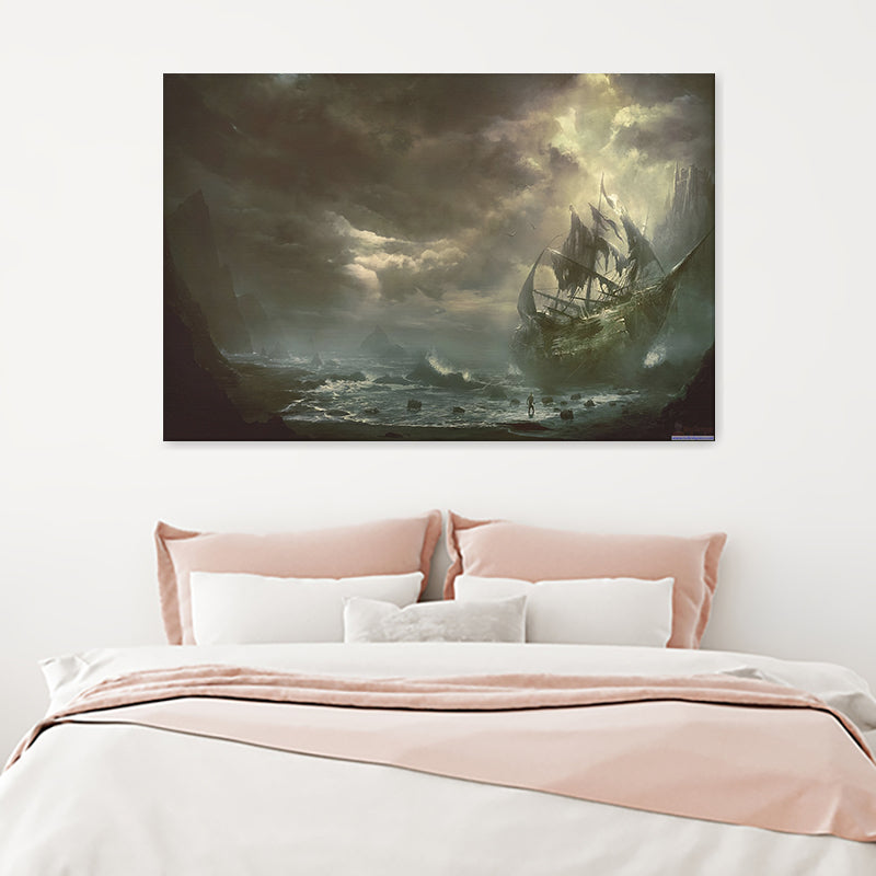 Pirates Of The Caribbean Ocean Canvas Wall Art - Canvas Prints, Prints For Sale, Painting Canvas,Canvas On Sale