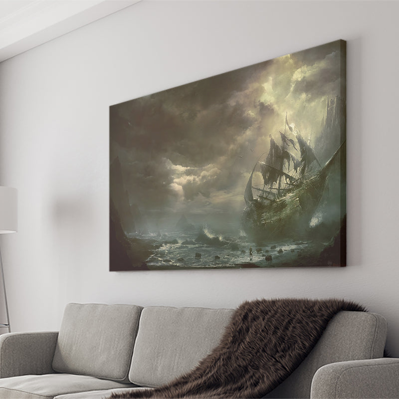 Pirates Of The Caribbean Ocean Canvas Wall Art - Canvas Prints, Prints For Sale, Painting Canvas,Canvas On Sale
