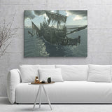 Pirates Of The Caribbean Salazar Ship Canvas Wall Art - Canvas Prints, Prints For Sale, Painting Canvas,Canvas On Sale