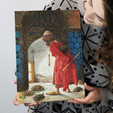 The Tortoise Trainer, Osman Hamdi Painting Canvas Prints Wall Art Home Decor