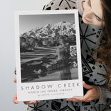 Shadow Creek Golf Club Hole 18, North Las Vegas, Nevada, Golf Art Print, Gift for him, Canvas Print Wall Art