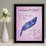 What If I Fall Oh But My Darling What If You Fly Framed Art Prints Wall Decor - Painting Prints, Framed Picture