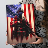 A Veterans Prayer God Bless The Usa Canvas Prints Wall Art - Painting Canvas, Wall Decor, For Sale, Home Decor