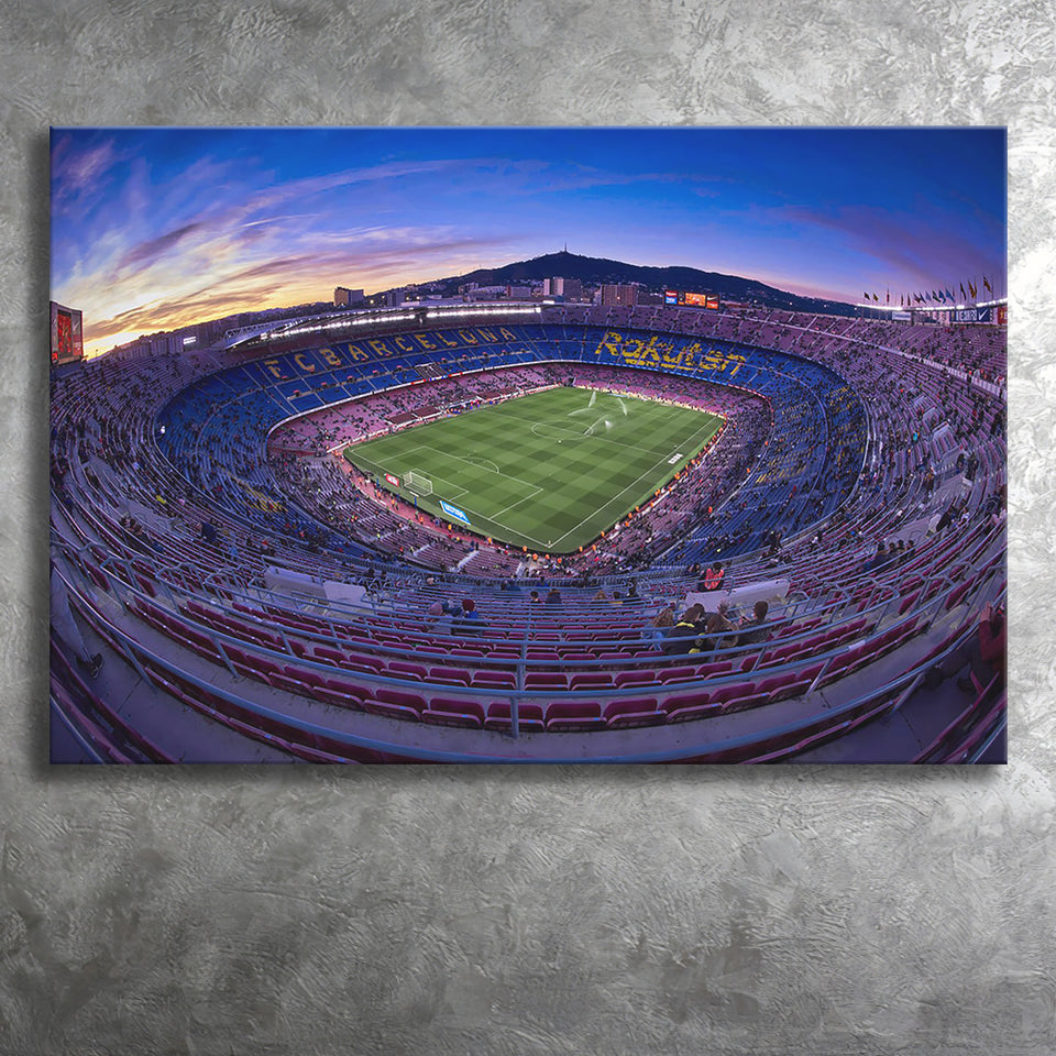 Barcelona Spain Camp Nou, Stadium Canvas, Sport Art, Gift for him, Fan Gift, Canvas Prints Wall Art Decor