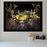 Islamic Prayer Religious Islamic Mosque Mecca Framed Art Prints Wall Art Decor, Framed Picture, Home Decor